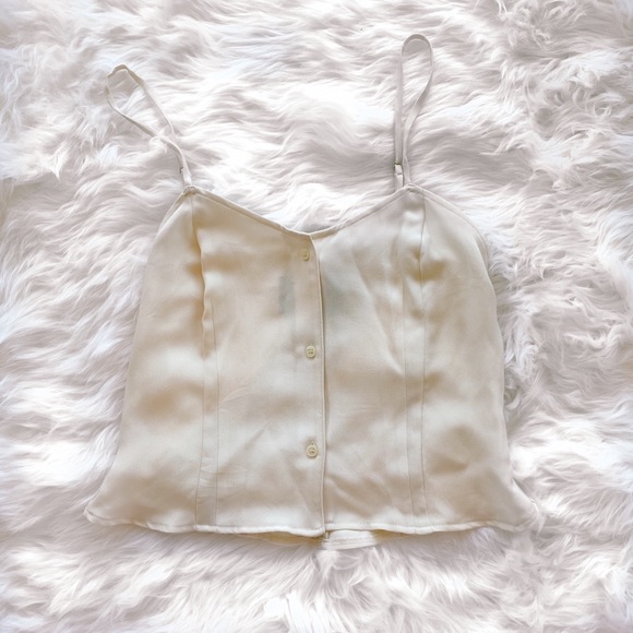 Reformation Tops - NWOT Reformation Ivory Silk Tank Top